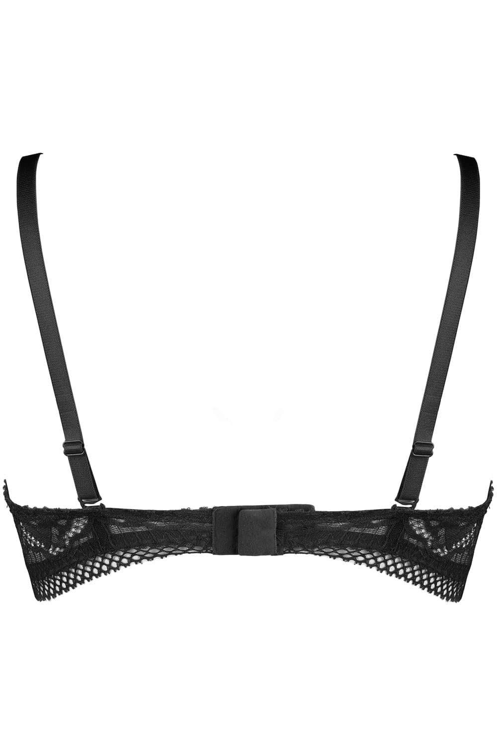 Rock DJ Balconette Bra in Black