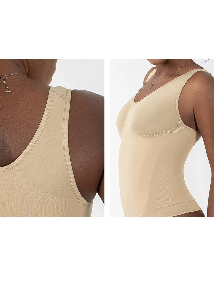 Seamless High Elastic Bare-Skin Feel Yoga Shapewear Vest