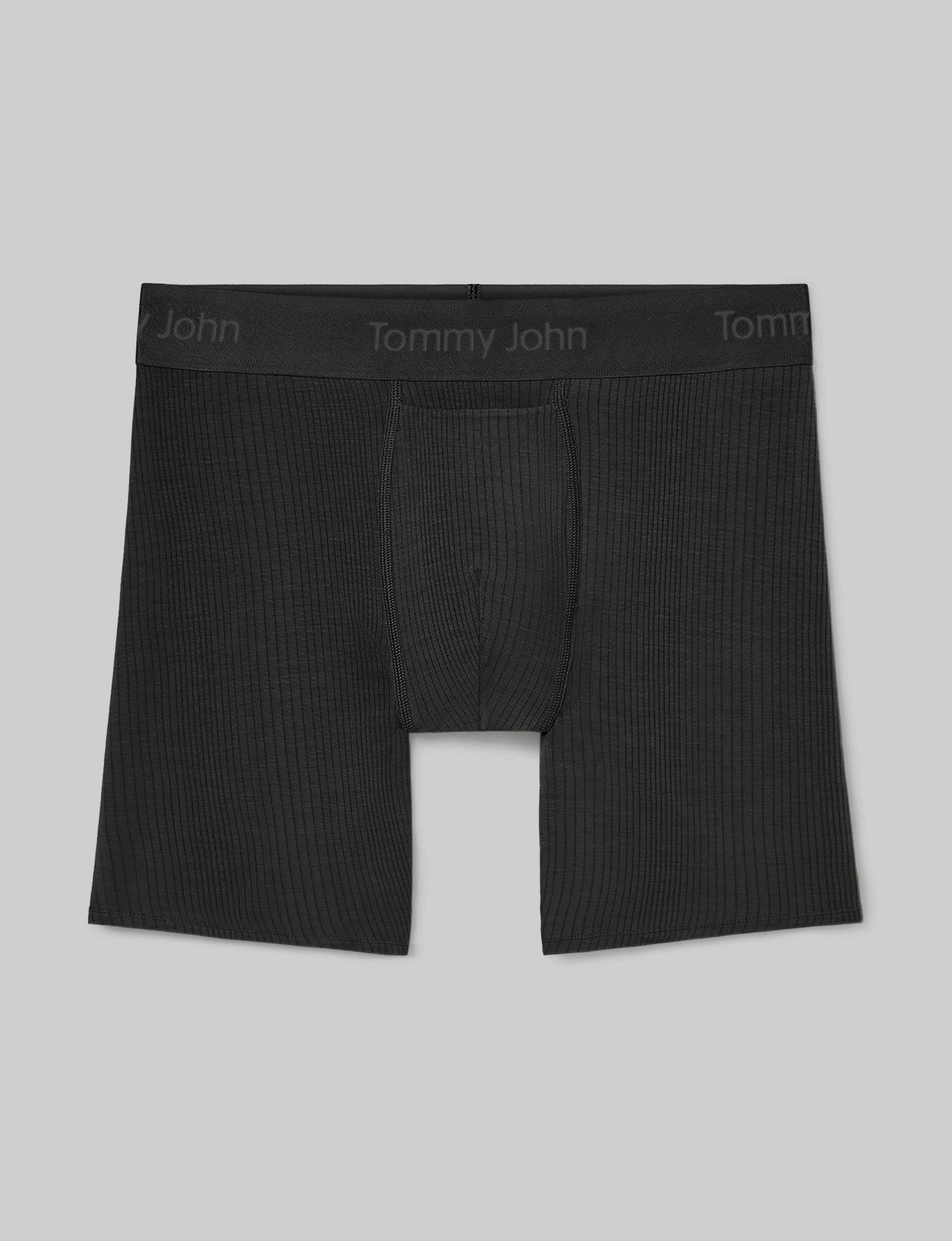 Second Skin Luxe Rib Mid-Length Boxer Brief 6"