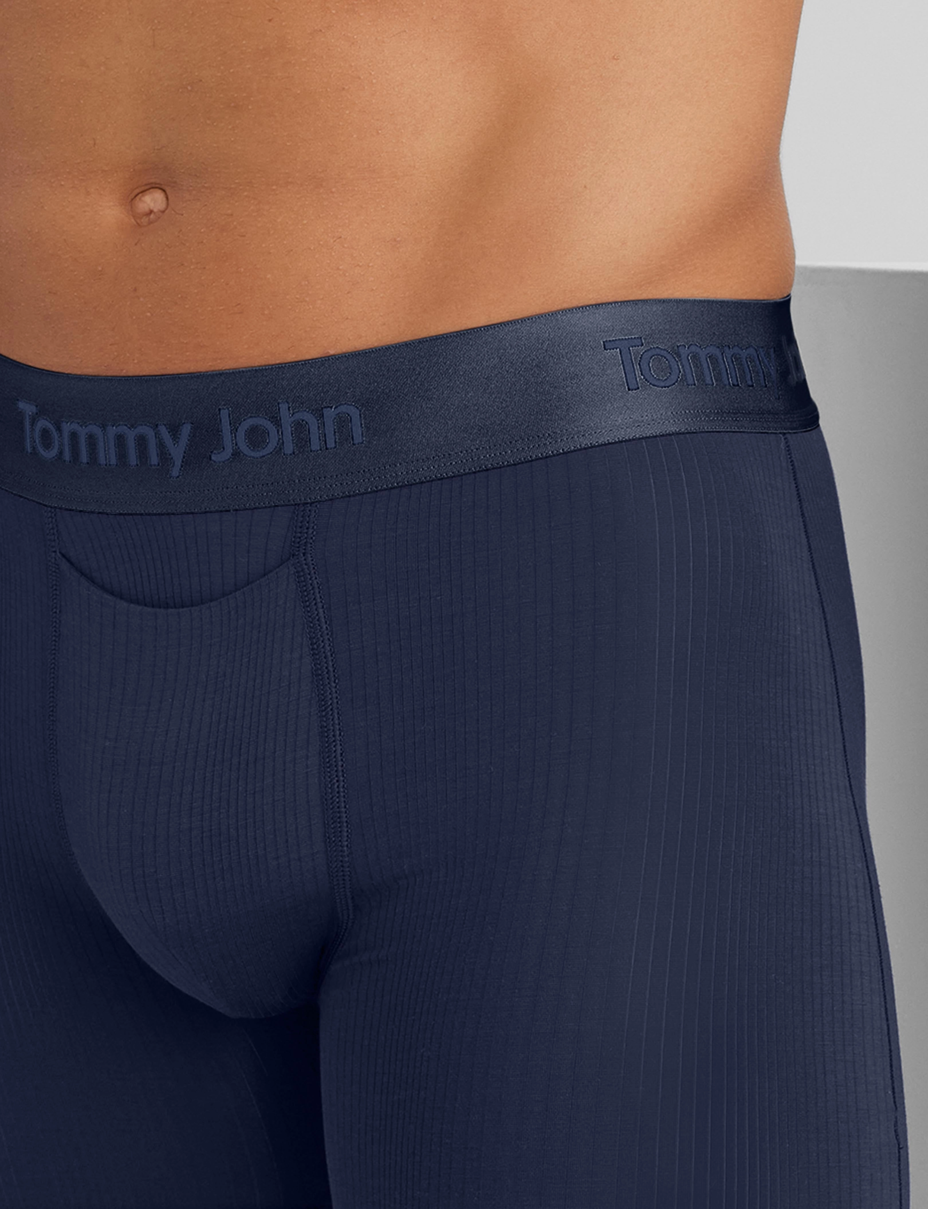 Second Skin Luxe Rib Mid-Length Boxer Brief 6"