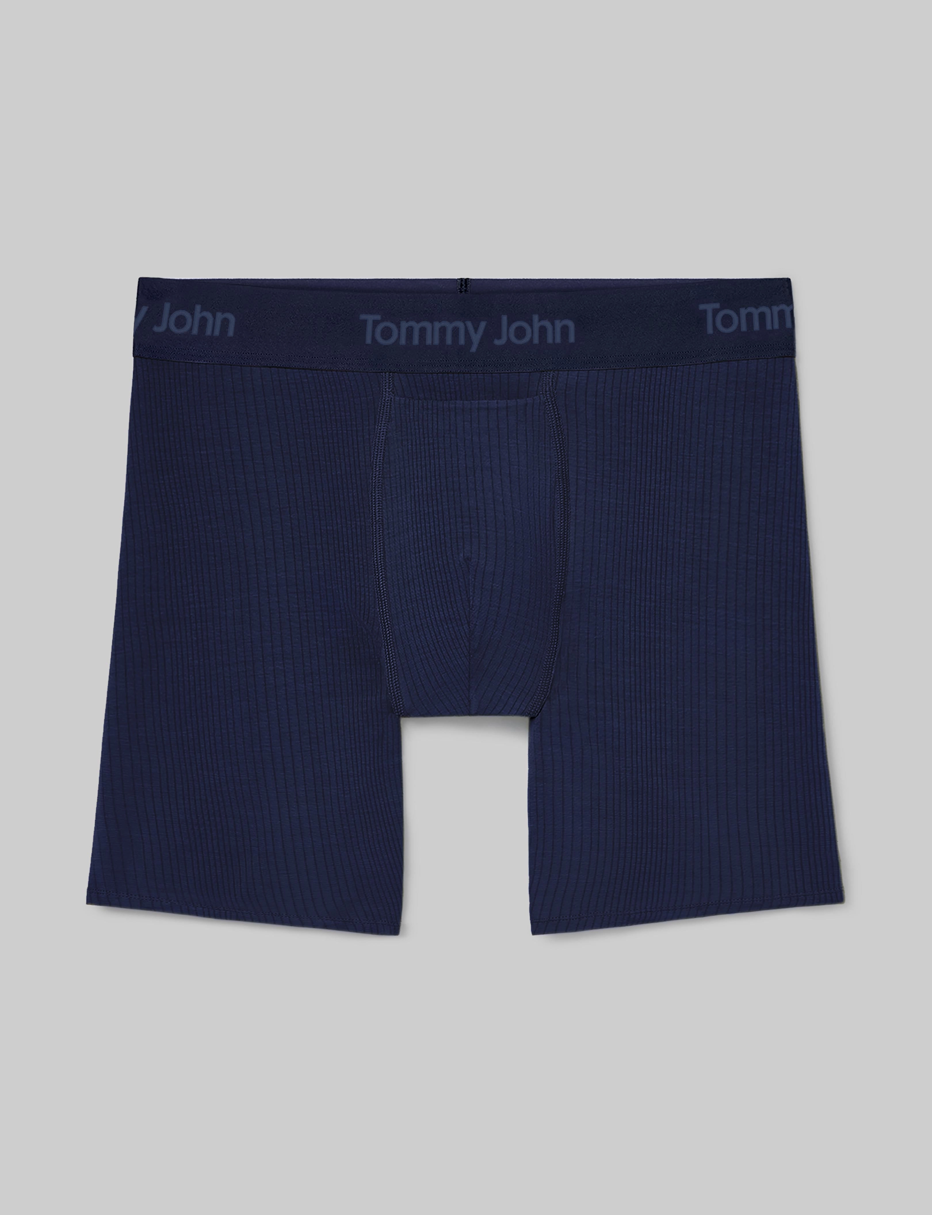 Second Skin Luxe Rib Mid-Length Boxer Brief 6"