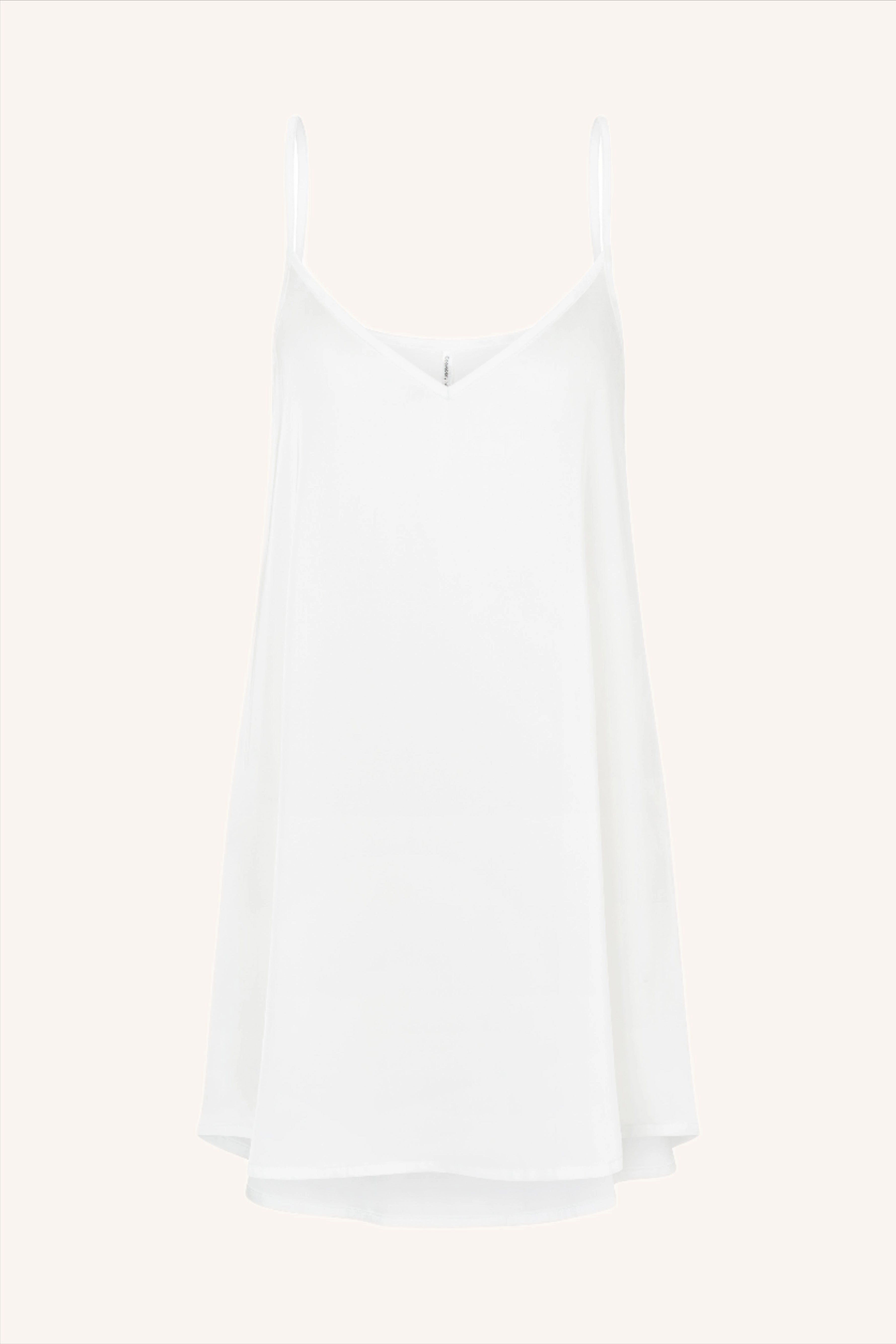 Silk Mini Dress White