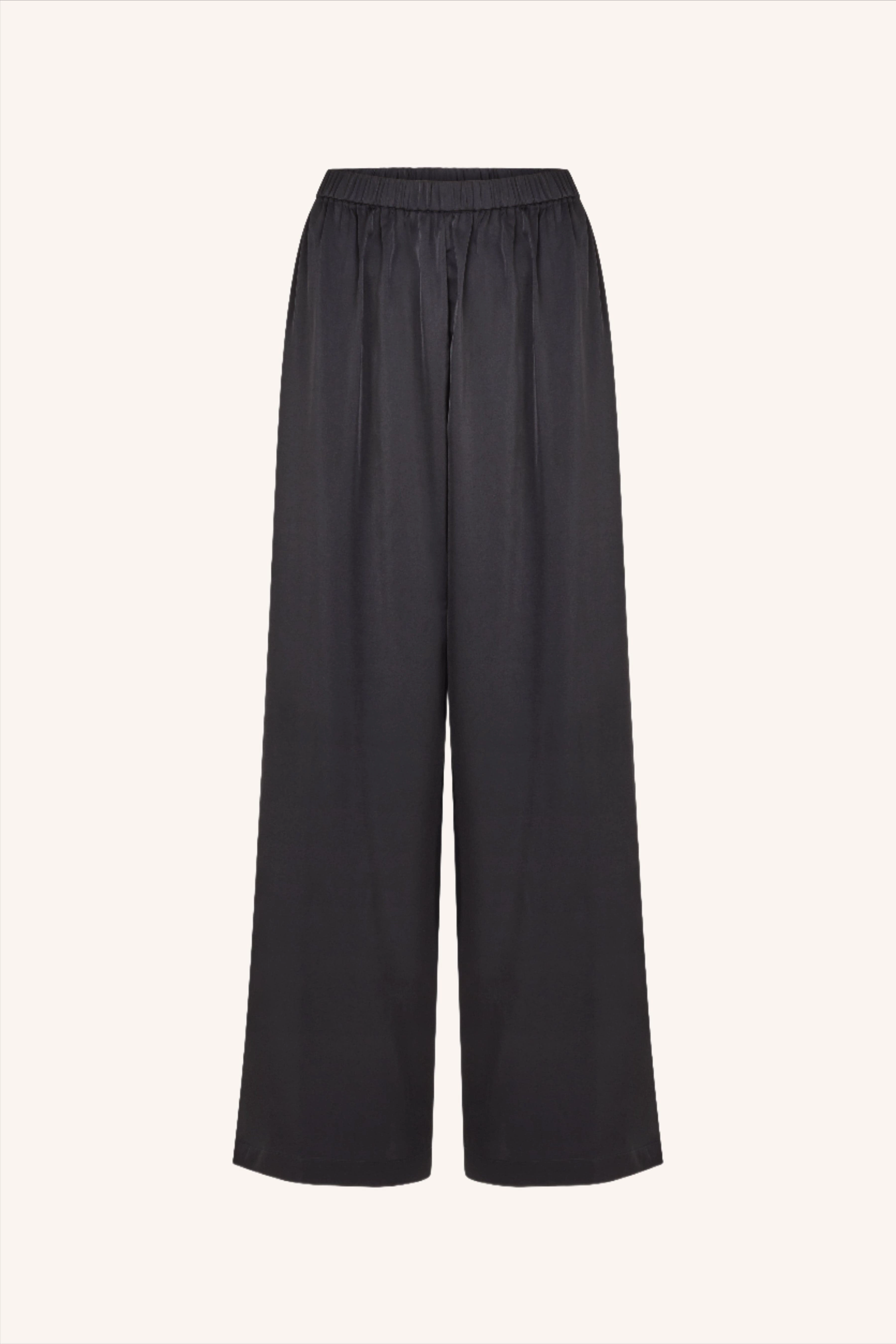Silk Pants Black
