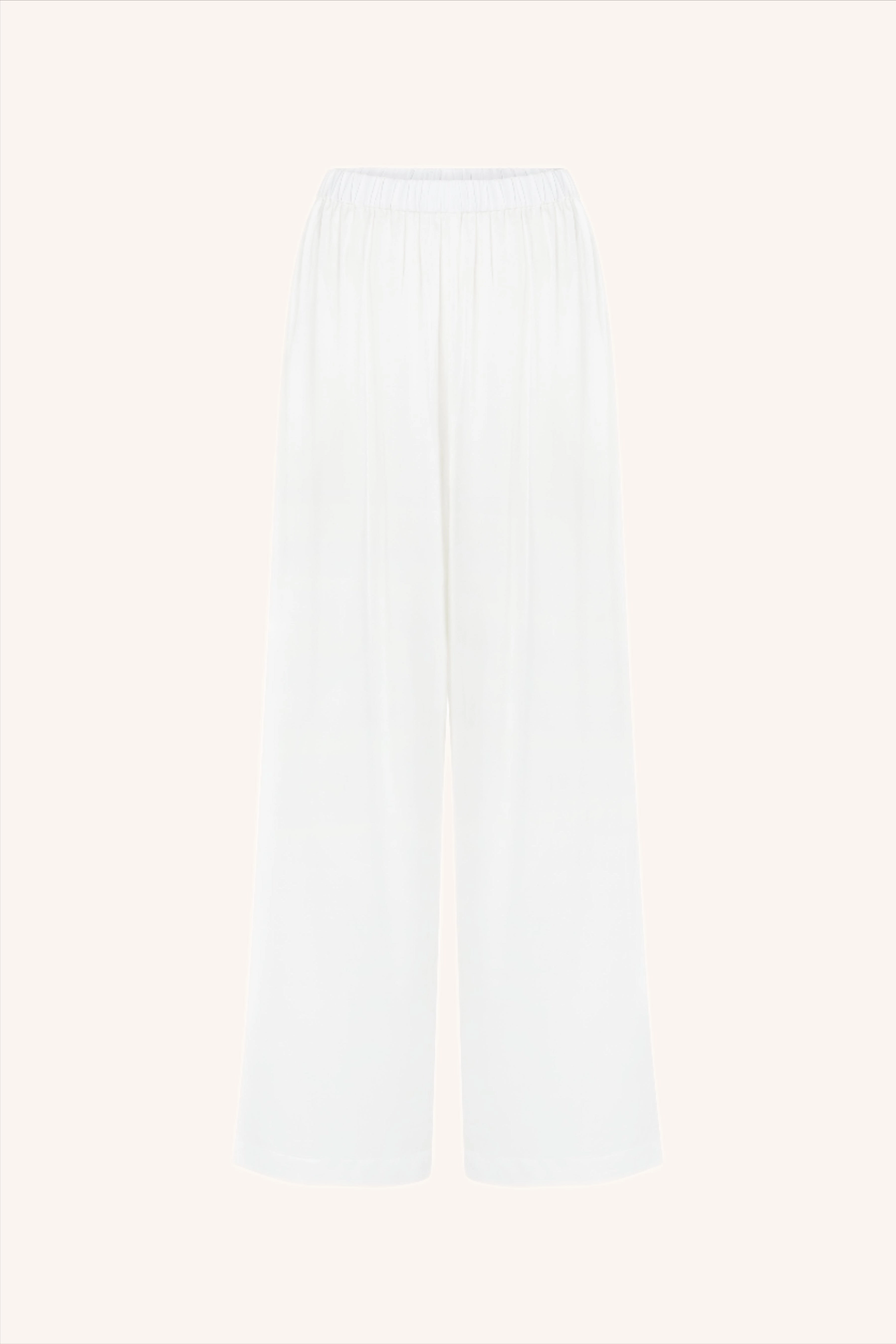 Silk Pants White