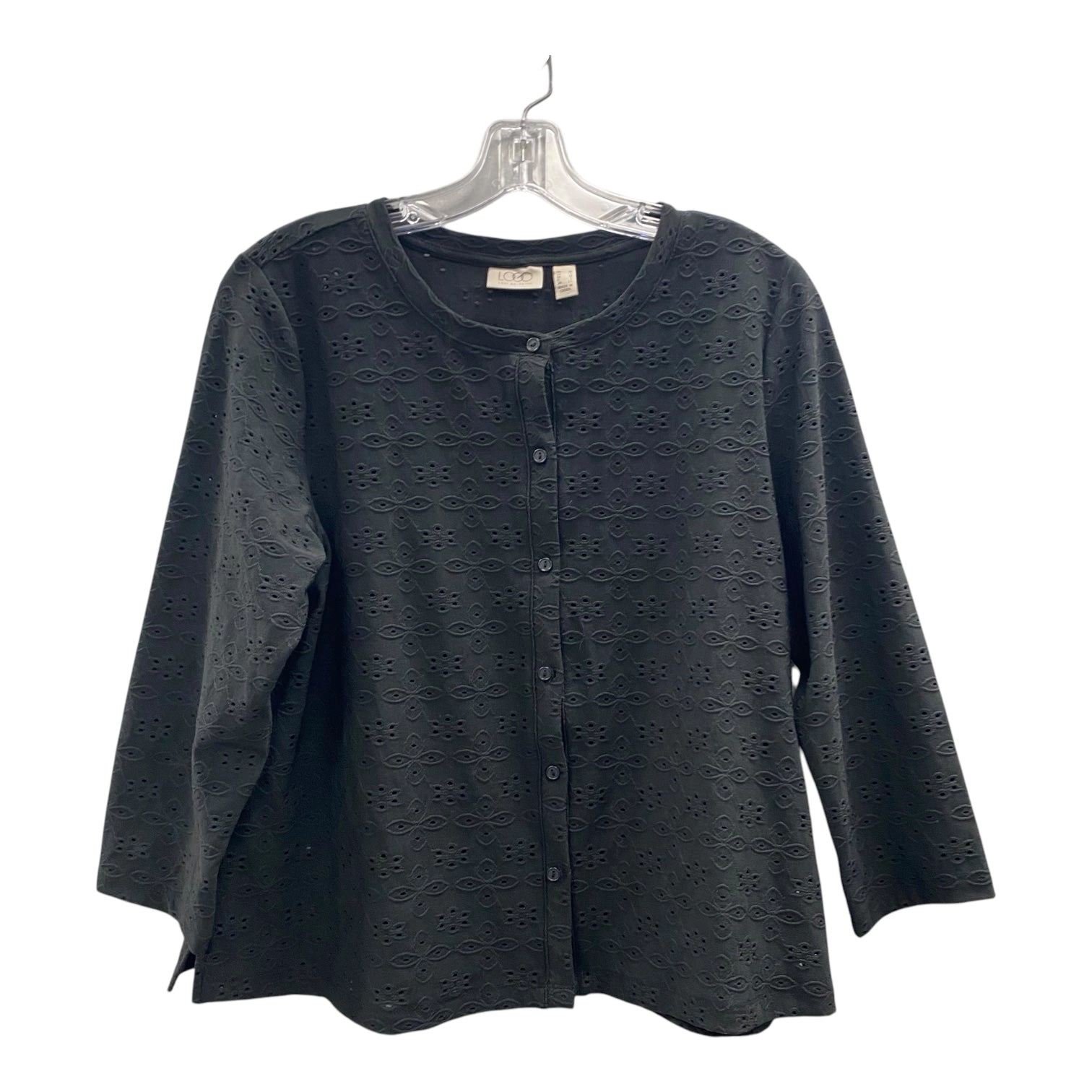 Sweater Cardigan By Logo In Black, Size:M