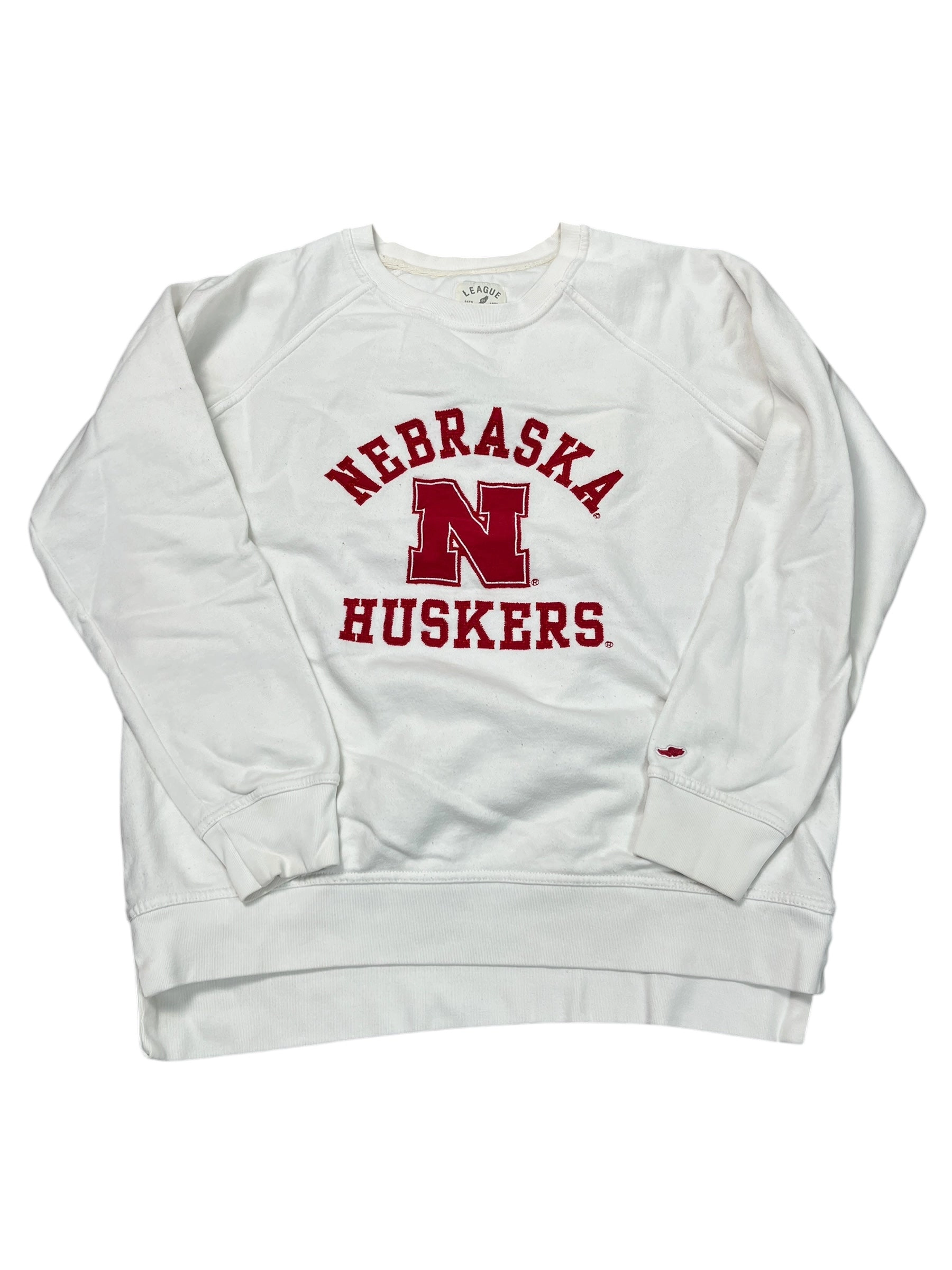 Sweatshirt Collar By LEAGUE In White, Size:M