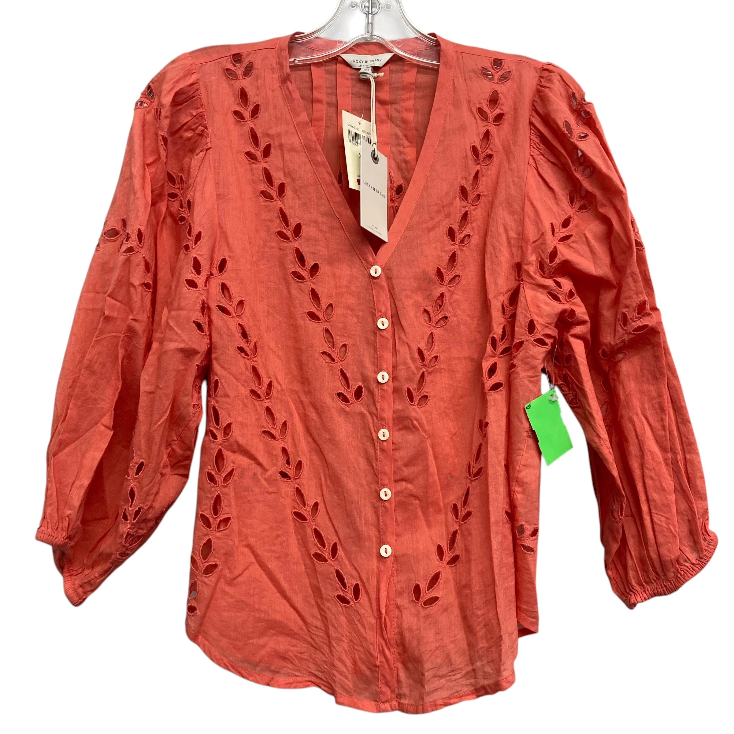 Top Ls By Lucky Brand In Pink, Size:Xs