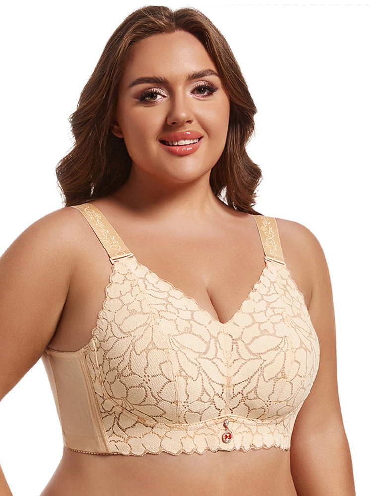 Ultra-Thin Minimizer Wireless Bra for Larger Busts