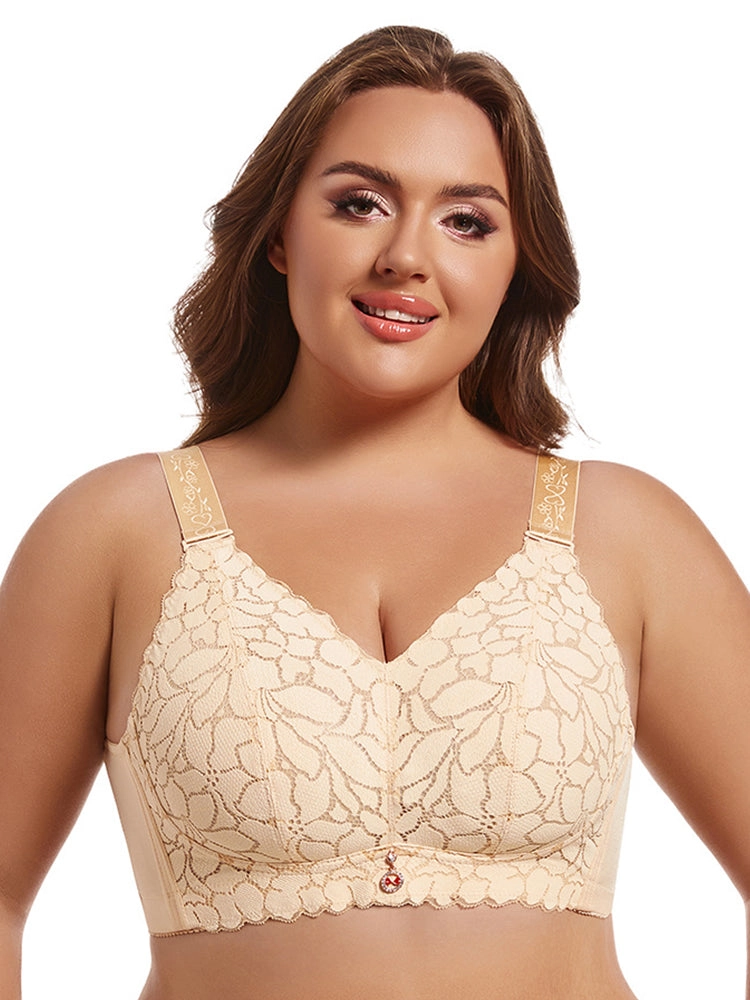 Ultra-Thin Minimizer Wireless Bra for Larger Busts