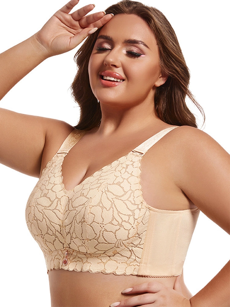 Ultra-Thin Minimizer Wireless Bra for Larger Busts