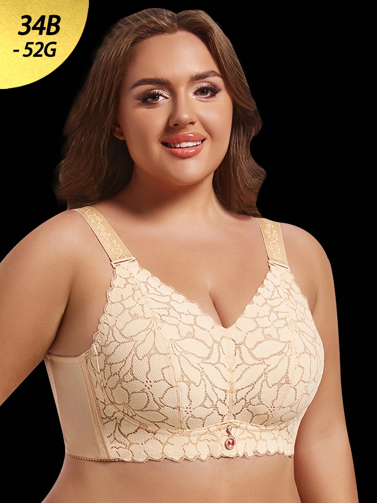Ultra-Thin Minimizer Wireless Bra for Larger Busts
