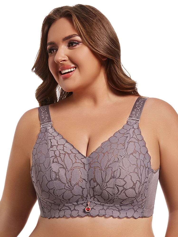 Ultra-Thin Minimizer Wireless Bra for Larger Busts