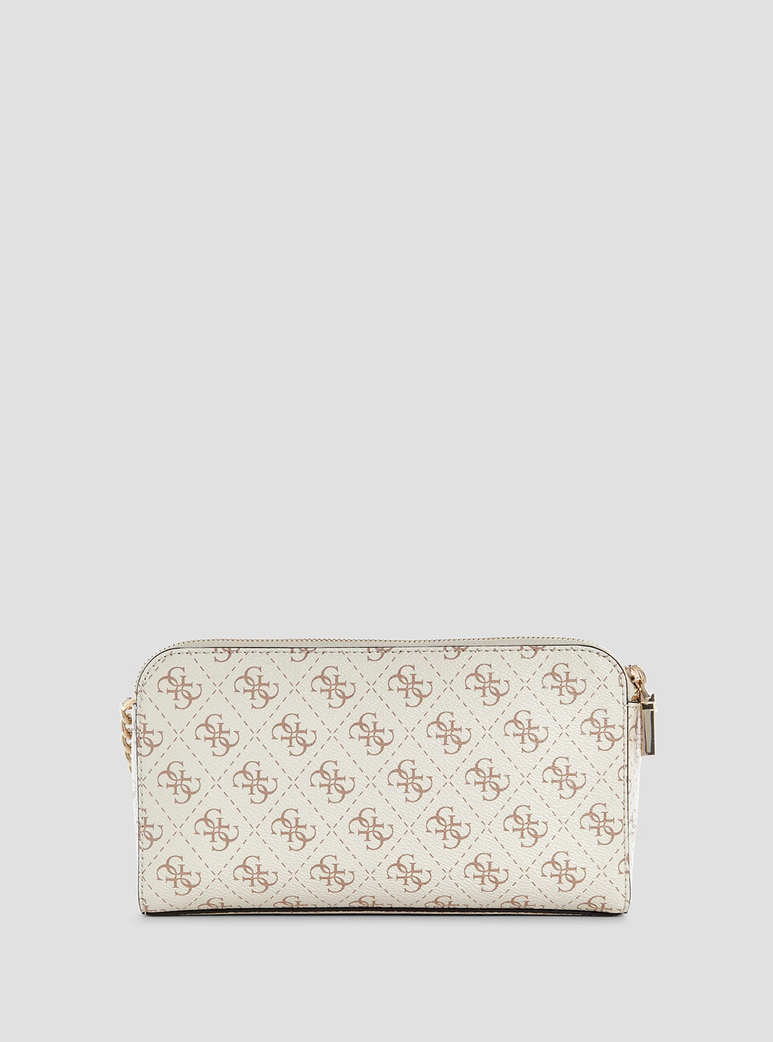 White Logo Daryna Crossbody Bag