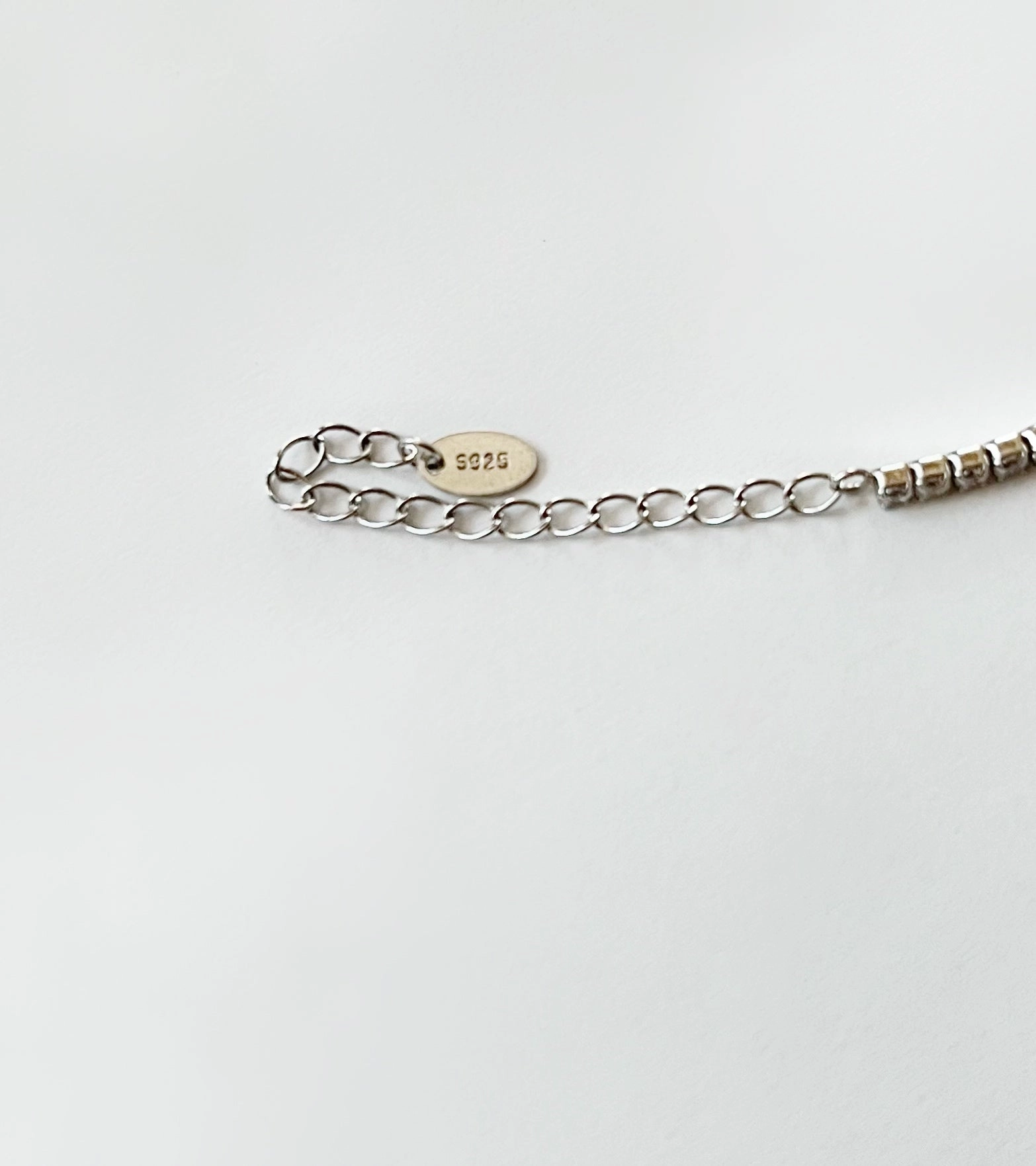 White Stone Anklet