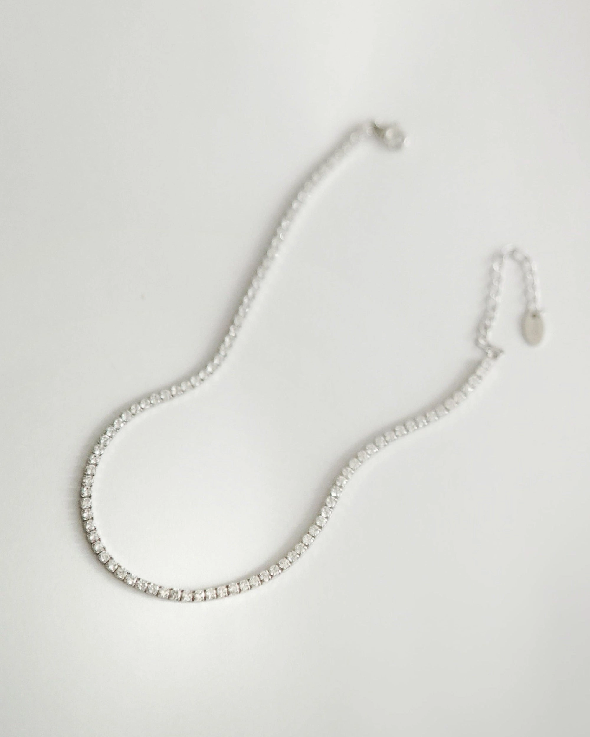 White Stone Anklet
