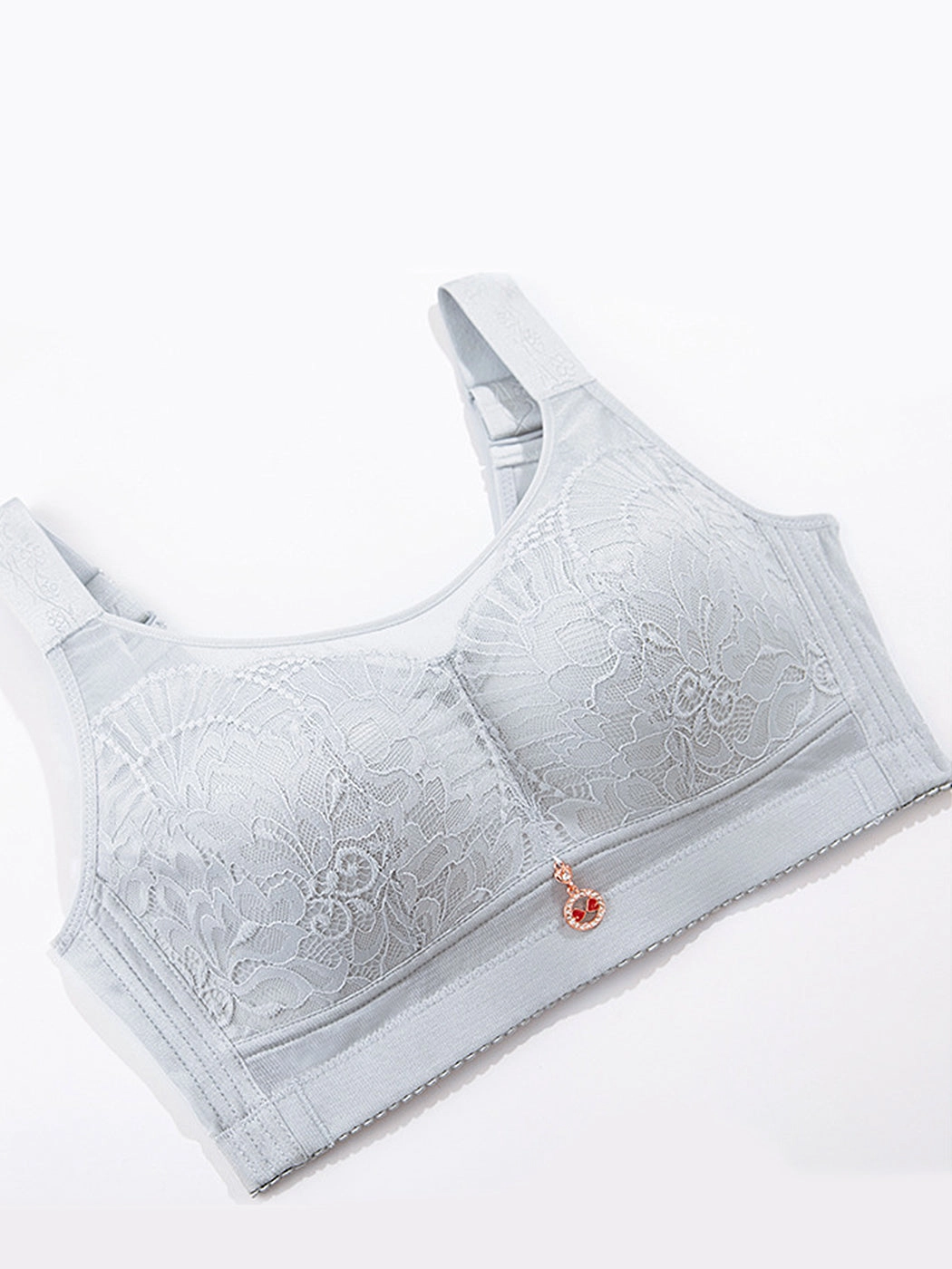 Wire-Free Side Support Minimizer Bra